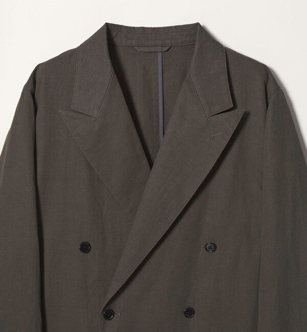 STEVEN ALAN「＜Steven Alan＞ コットン/リネン ツイル ダブルブレステッド 6B ジャケット」|テーラードジャケット|