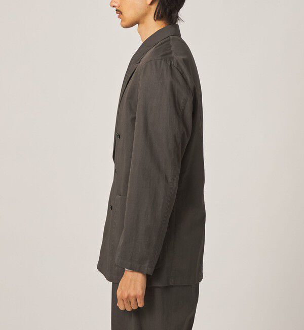 STEVEN ALAN「＜Steven Alan＞ コットン/リネン ツイル ダブルブレステッド 6B ジャケット」|テーラードジャケット|