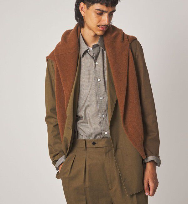 STEVEN ALAN「＜Steven Alan＞ コットン/リネン ツイル ダブルブレステッド 6B ジャケット」|テーラードジャケット|