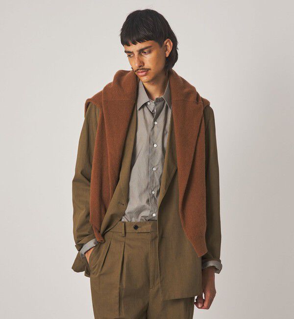 STEVEN ALAN「＜Steven Alan＞ コットン/リネン ツイル ダブルブレステッド 6B ジャケット」|テーラードジャケット|
