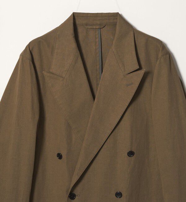 STEVEN ALAN「＜Steven Alan＞ コットン/リネン ツイル ダブルブレステッド 6B ジャケット」|テーラードジャケット|