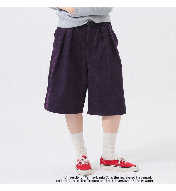 BEAMSBOY「【別注】Gramicci / コーデュロイ ワイド ショートパンツ」|その他|PURPLE
