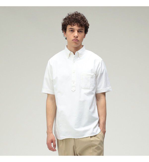 BEAMS PLUS「BEAMS PLUS / B.D. Pullover Short Sleeve Oxford」|シャツ・ブラウス|