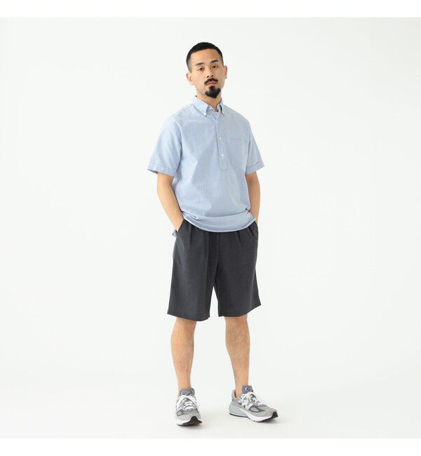 BEAMS PLUS「BEAMS PLUS / B.D. Pullover Short Sleeve Oxford」|シャツ・ブラウス|