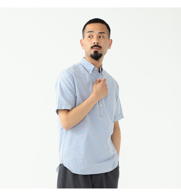 BEAMS PLUS「BEAMS PLUS / B.D. Pullover Short Sleeve Oxford」|シャツ・ブラウス|