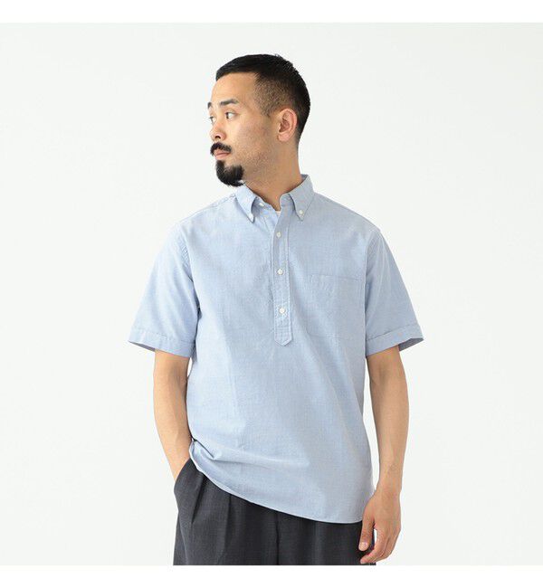 BEAMS PLUS「BEAMS PLUS / B.D. Pullover Short Sleeve Oxford」|シャツ・ブラウス|