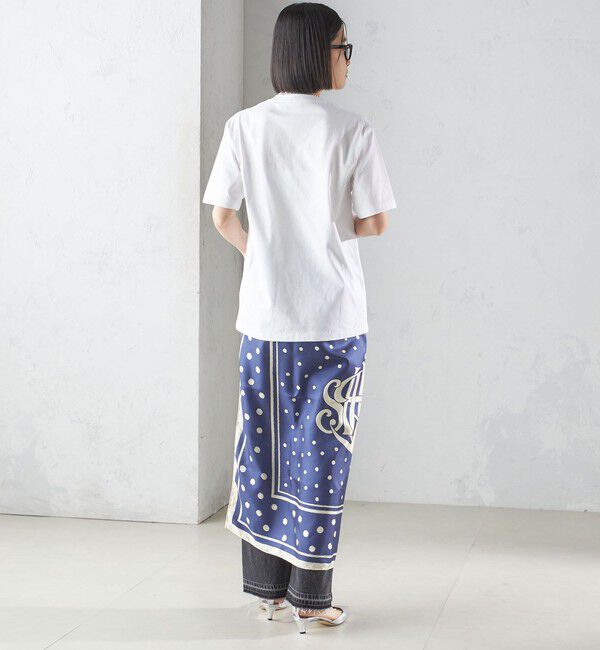 SHIPS for women「【SHIPS別注】manipuri:エンブレム スカーフ 88&times;88」|バンダナ・スカーフ|