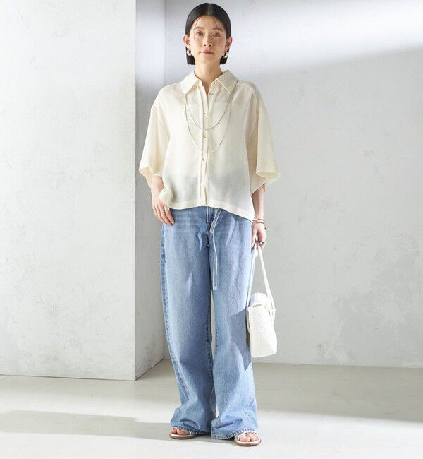 SHIPS for women「【SHIPS別注】Diminutivo:フタ付き メルカドバッグ」|かごバッグ|