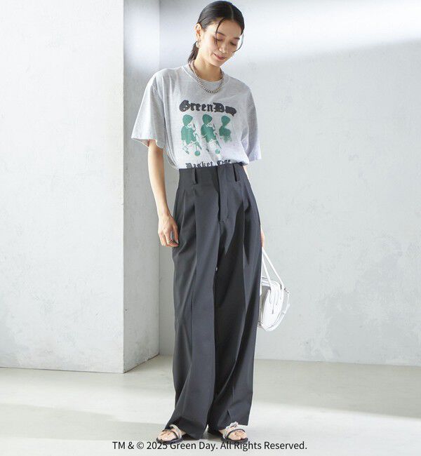 SHIPS for women「〈手洗い可能〉2タック ワイド パンツ（ブラック）」|その他|