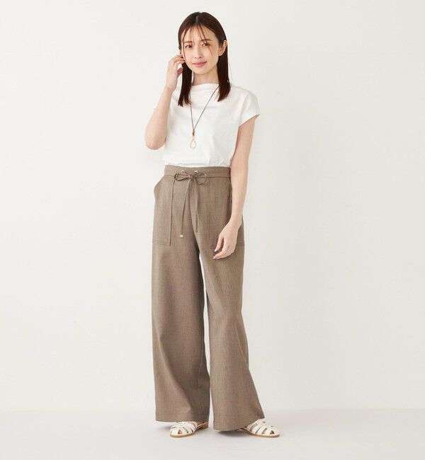 SHIPS Colors 「SHIPS Colors:40/2 天竺 ボートネック トップス」|Tシャツ・カットソー|