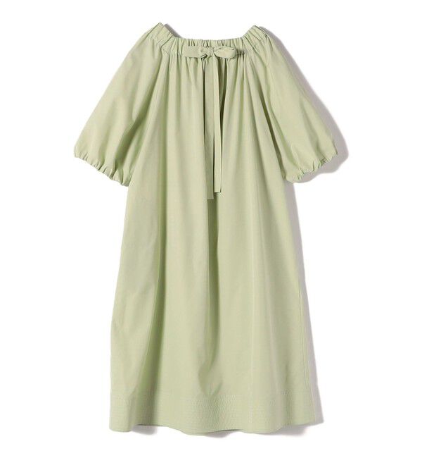 SHIPS for women「SHIPS Primary Navy Label:へム ステッチ オフショル ワンピース」|ワンピース|