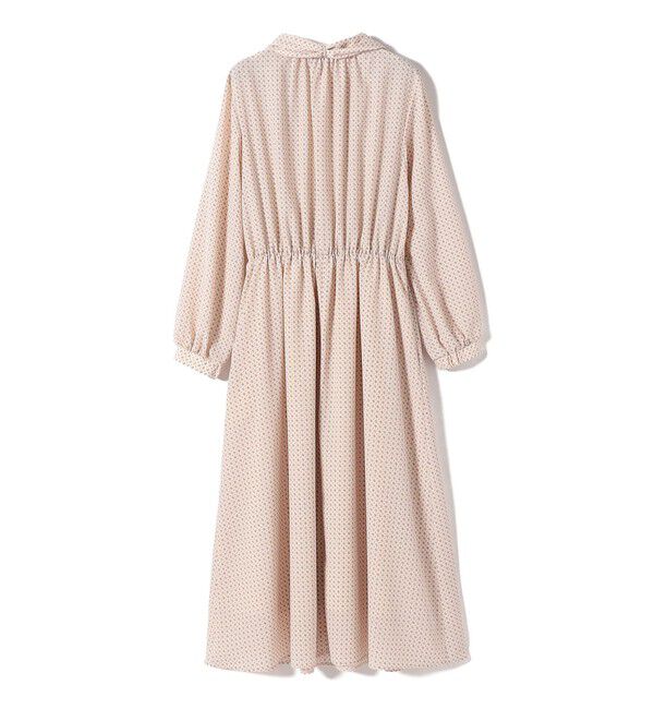 SHIPS for women「〈手洗い可能〉2WAY プリント タイ 長袖 ワンピース」|ワンピース|