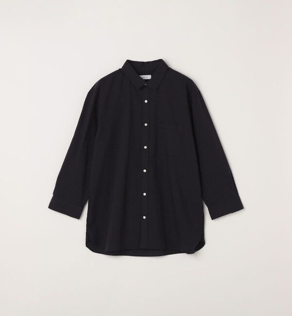 SHIPS any「SHIPS any:〈洗濯機可能〉コットン/リネン 7分袖 ポケット レギュラー シャツ 26SS◇」|シャツ・ブラウス|