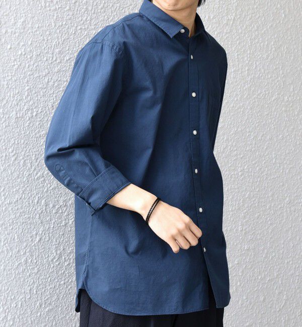 SHIPS any「SHIPS any:〈洗濯機可能〉コットン/リネン 7分袖 ポケット レギュラー シャツ 26SS◇」|シャツ・ブラウス|