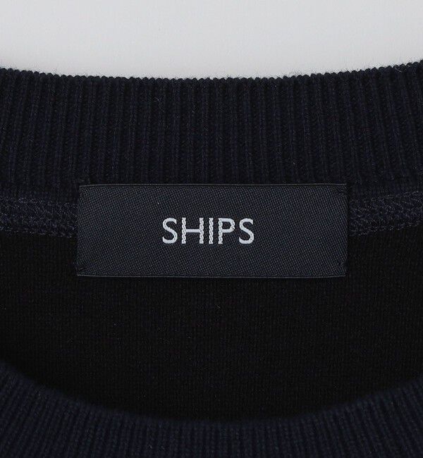 SHIPS「SHIPS: 〈手洗い可能〉ヒートボンディング ニット スウェット」|ニット・セーター|
