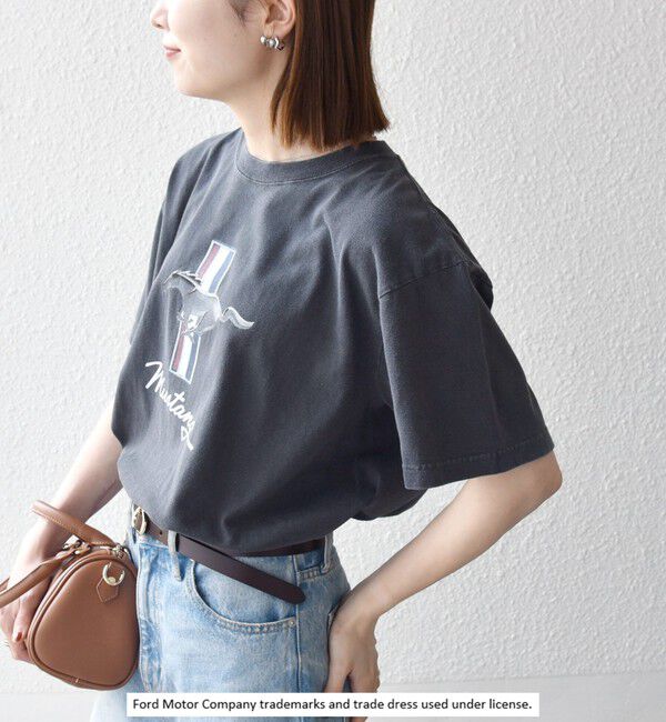 SHIPS any「GOOD ROCK SPEED:〈洗濯機可能〉CAR ロゴ プリント TEE」|Tシャツ・カットソー|
