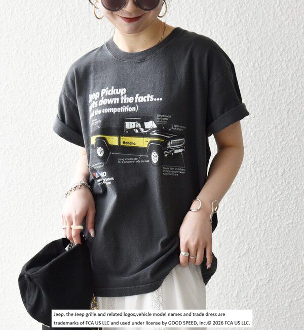 SHIPS any「GOOD ROCK SPEED:〈洗濯機可能〉CAR ロゴ プリント TEE」|Tシャツ・カットソー|