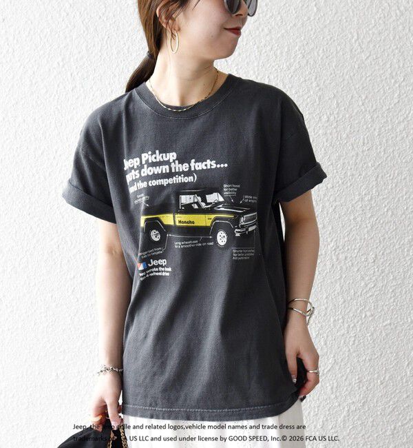 SHIPS any「GOOD ROCK SPEED:〈洗濯機可能〉CAR ロゴ プリント TEE」|Tシャツ・カットソー|