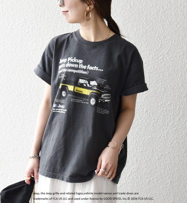 SHIPS any「GOOD ROCK SPEED:〈洗濯機可能〉CAR ロゴ プリント TEE」|Tシャツ・カットソー|