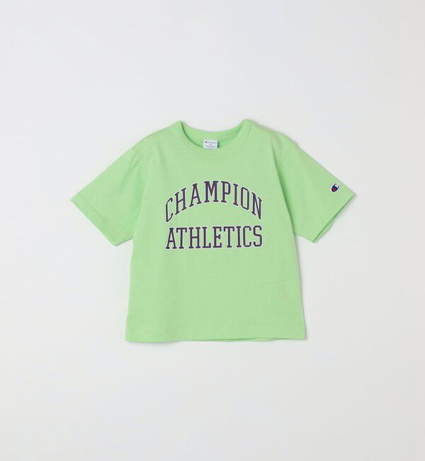 SHIPS any「Champion:〈洗濯機可能〉アスレチック プリント Tシャツ<KIDS>」|Tシャツ・カットソー|