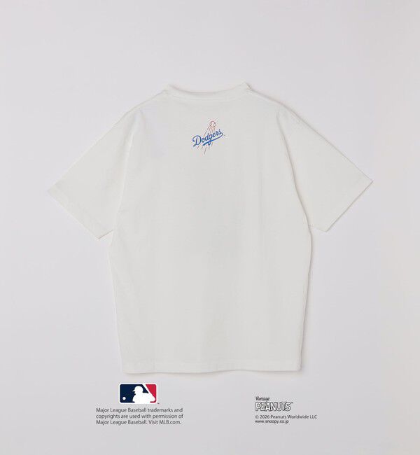 SHIPS「SHIPS: PEANUTS&times;MLB プリント Tシャツ 26SS」|Tシャツ・カットソー|