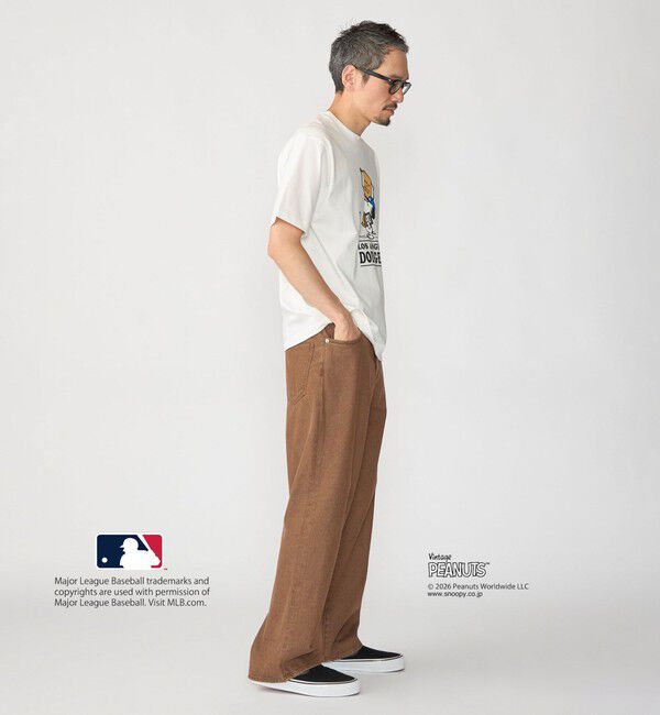 SHIPS「SHIPS: PEANUTS&times;MLB プリント Tシャツ 26SS」|Tシャツ・カットソー|