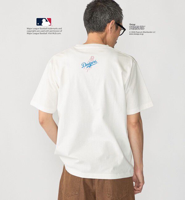 SHIPS「SHIPS: PEANUTS&times;MLB プリント Tシャツ 26SS」|Tシャツ・カットソー|