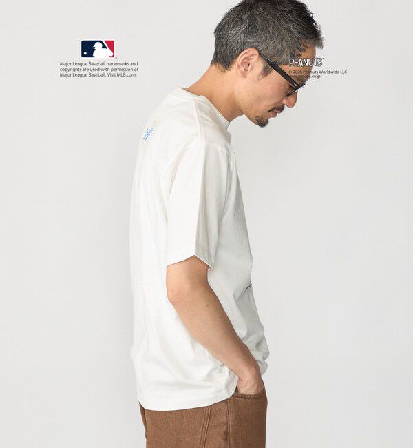 SHIPS「SHIPS: PEANUTS&times;MLB プリント Tシャツ 26SS」|Tシャツ・カットソー|