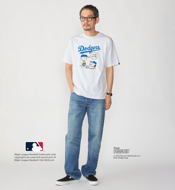 SHIPS「SHIPS: PEANUTS&times;MLB プリント Tシャツ 26SS」|Tシャツ・カットソー|