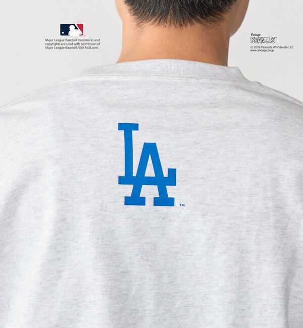 SHIPS「SHIPS: PEANUTS&times;MLB プリント Tシャツ 26SS」|Tシャツ・カットソー|