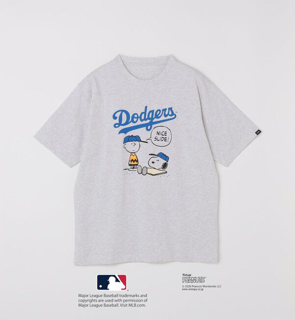 SHIPS「SHIPS: PEANUTS&times;MLB プリント Tシャツ 26SS」|Tシャツ・カットソー|