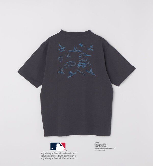 SHIPS「SHIPS: PEANUTS&times;MLB プリント Tシャツ 26SS」|Tシャツ・カットソー|
