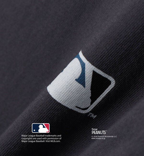 SHIPS「SHIPS: PEANUTS&times;MLB プリント Tシャツ 26SS」|Tシャツ・カットソー|