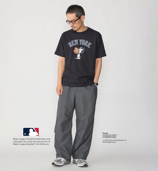 SHIPS「SHIPS: PEANUTS&times;MLB プリント Tシャツ 26SS」|Tシャツ・カットソー|