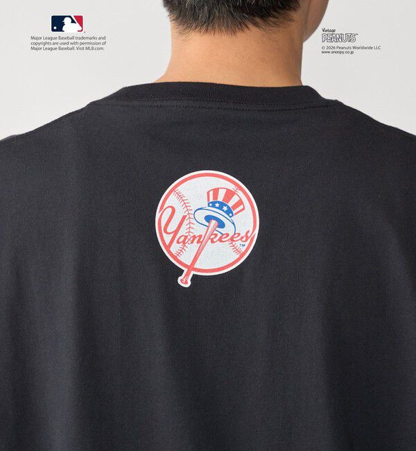 SHIPS「SHIPS: PEANUTS&times;MLB プリント Tシャツ 26SS」|Tシャツ・カットソー|