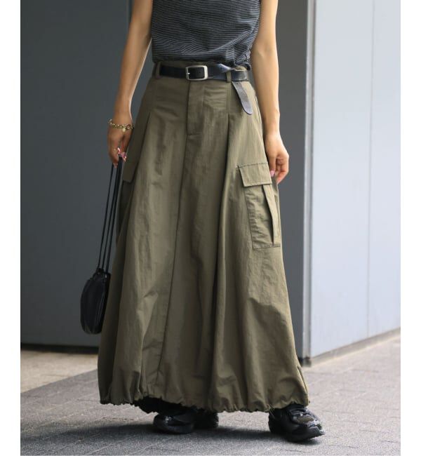 OUTDOOR PRODUCTS Usual Things「追加 ドロストバルーンカーゴスカート」|スカート|