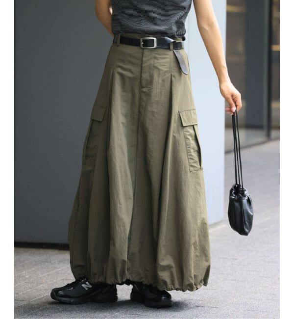 OUTDOOR PRODUCTS Usual Things「追加 ドロストバルーンカーゴスカート」|スカート|