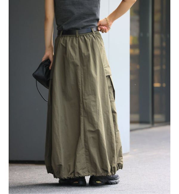 OUTDOOR PRODUCTS Usual Things「追加 ドロストバルーンカーゴスカート」|スカート|