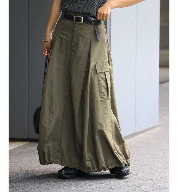 OUTDOOR PRODUCTS Usual Things「追加 ドロストバルーンカーゴスカート」|スカート|