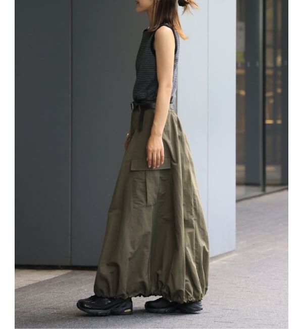 OUTDOOR PRODUCTS Usual Things「追加 ドロストバルーンカーゴスカート」|スカート|