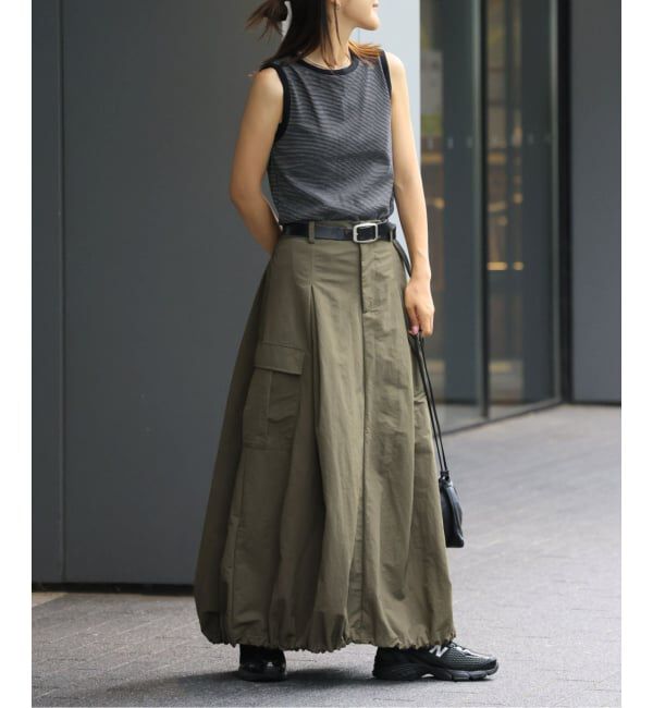 OUTDOOR PRODUCTS Usual Things「追加 ドロストバルーンカーゴスカート」|スカート|