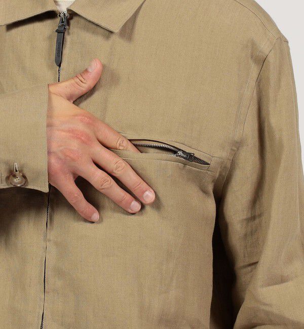 TOMORROWLAND BUYING WEAR「【別注】CARUSO  リネン ジップブルゾン」|ブルゾン・スタジャン|