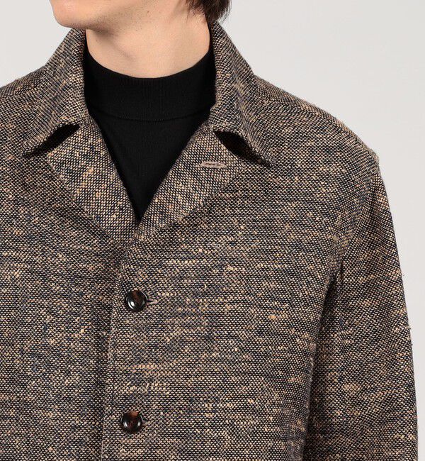TOMORROWLAND MENS「TOMORROWLAND PILGRIM シルクコットン ハンドカバーシャツ」|ブルゾン・スタジャン|