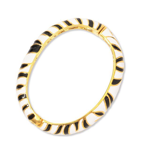 TOMORROWLAND GOODS「Kenneth Jay Lane TIGER PRINT バングル」|ブレスレット・バングル|12 ホワイト系