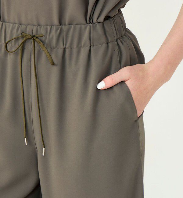 Ballsey「サブレジョーゼット ギャザーワイドパンツ」|その他|