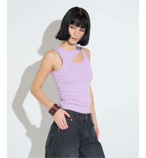 JOINT WORKS「anna sui nyc / アナスイエヌワイシー カットオフタンクトップ」|タンクトップ|