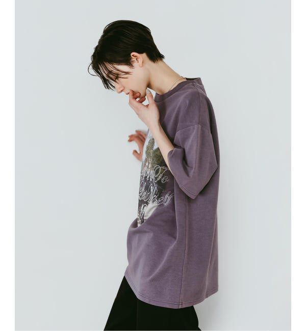 JOINT WORKS「Knuth Marf / クヌースマーフ rhinestone graphic tee」|Tシャツ・カットソー|