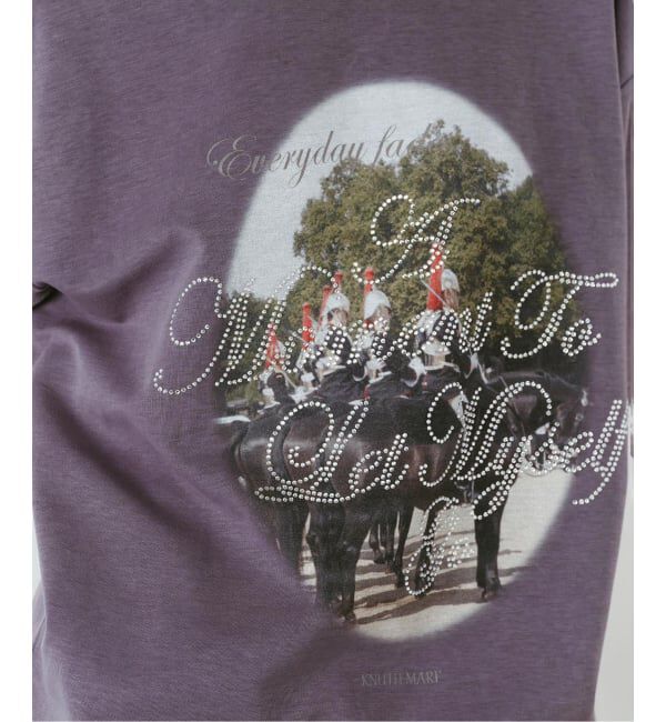 JOINT WORKS「Knuth Marf / クヌースマーフ rhinestone graphic tee」|Tシャツ・カットソー|