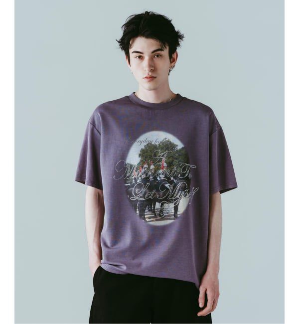 JOINT WORKS「Knuth Marf / クヌースマーフ rhinestone graphic tee」|Tシャツ・カットソー|