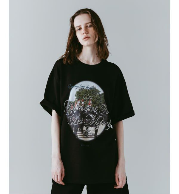 JOINT WORKS「Knuth Marf / クヌースマーフ rhinestone graphic tee」|Tシャツ・カットソー|